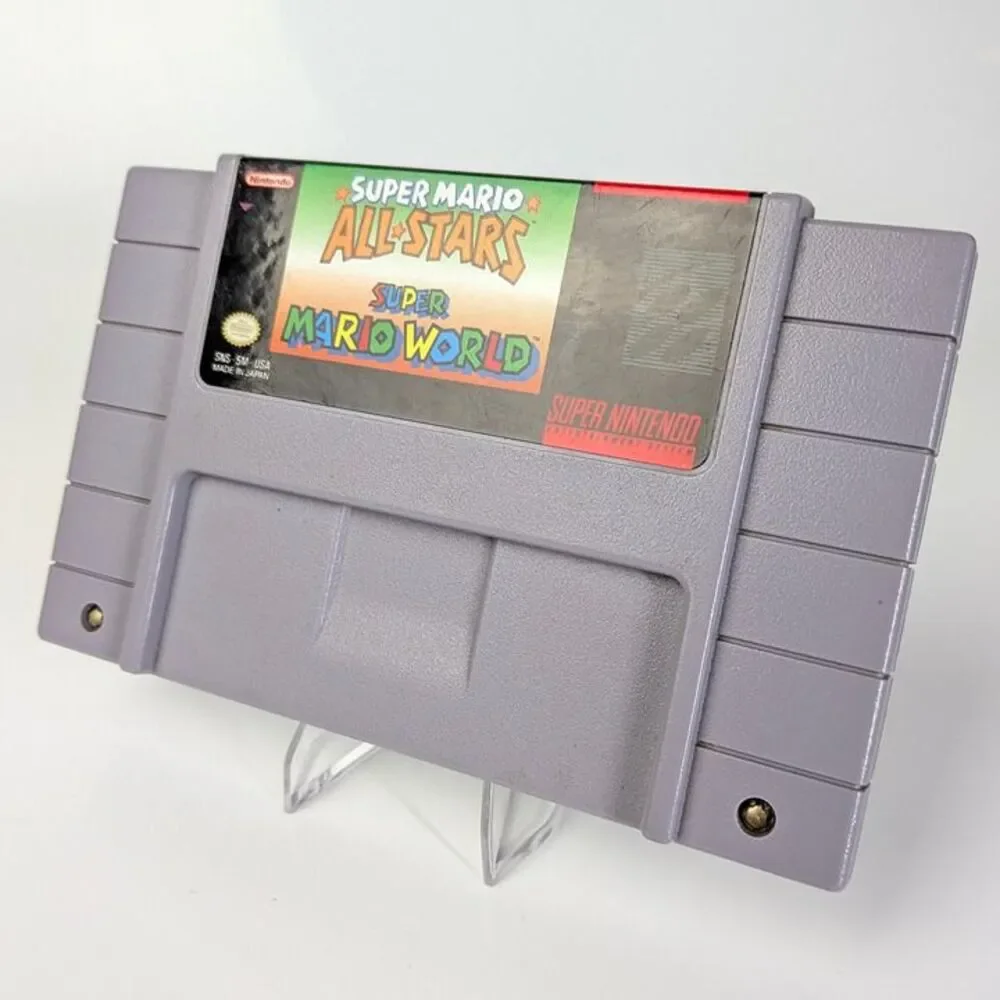 Super Mario All-Stars + Super Mario World - Authentic and Tested - SNES